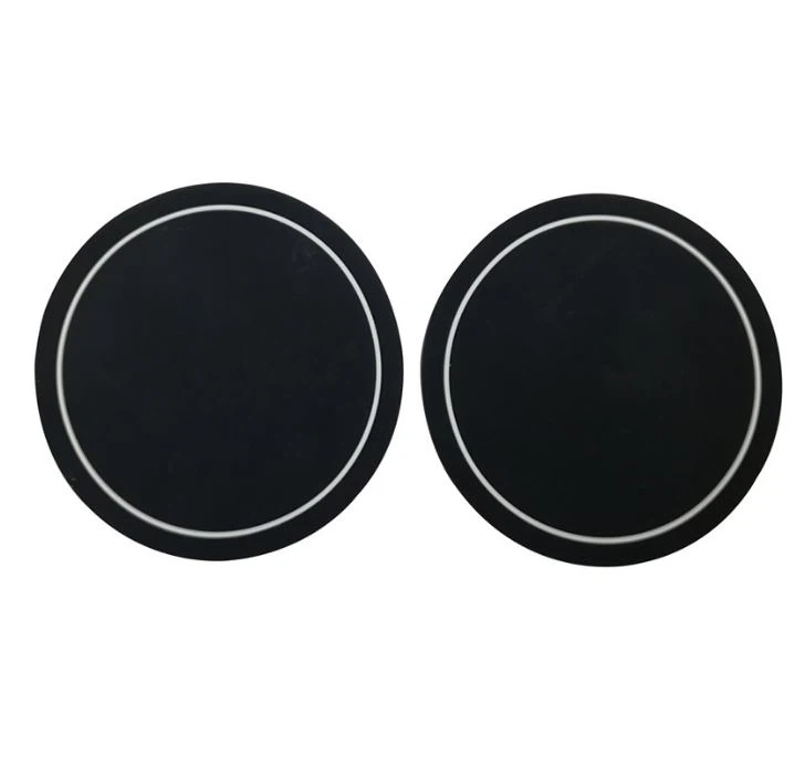 2D 3D Panda Cartoon Drink Coasters Silicone Cup Mat