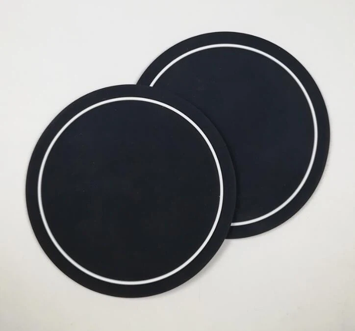 2D 3D Panda Cartoon Drink Coasters Silicone Cup Mat