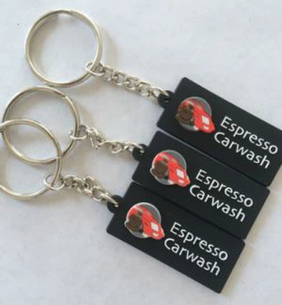 Míreanna Cur Chun Cinn Gnó Nigh Gluaisteán Smaointe PVC Keychain