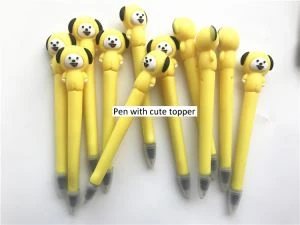 Peann le Cás Peann luaidhe Gleoite Pvc Topper
