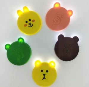 Cartún Scáthán Makeup LED Silicone PVC