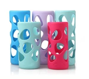 Ábhar Silicone Muinchille Corn Buidéal Uisce Gloine