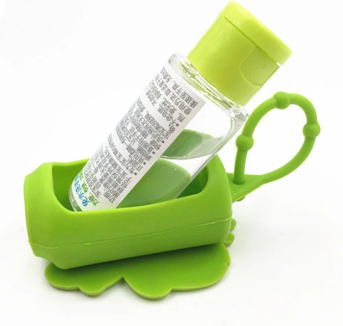 OEM Waterless 30ml Hand Sanitizer Gel Bottle 3d Silicone Holders