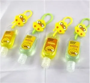 Sealbhóir Buidéal Sanitizer Láimhe Inaistrithe 30ml le Lanyard Silicone