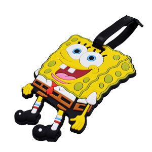 Clibeanna Cartúin SpongeBob Clib Bagáiste Silicone Pvc