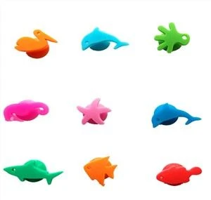 Marcóirí Gloine Silicone Bronntanais Chur Chun Cinn na Nollag Charms Glass Glass
