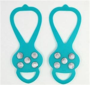 Clúdaíonn Bróg Frith-skid Silicone Cleats Silicone 5 Crampons Ttooth