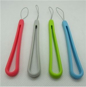 Lanyards Wrist Hand Silicone Rubair Bog Do Bhuidéal Corn