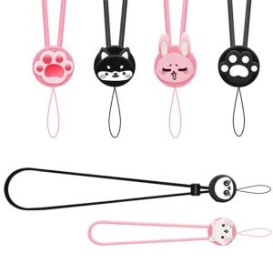 Fón Póca Strap Muineál Lanyard Silicone den scoth