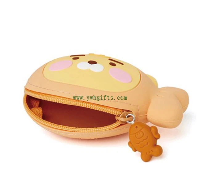 Cute Portable 3D Silicone Coin Purse Key Case