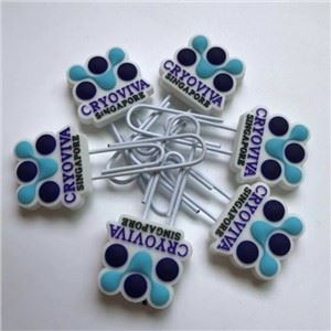 Lógó cabhraithe 3D Marcanna Leabhar PVC Leabharmharc Cuimhneacháin Rubair