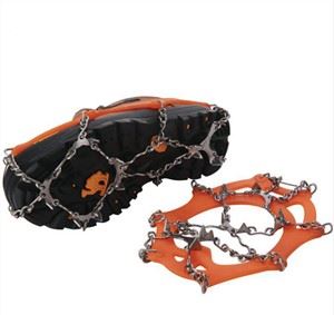 Cleachtaíonn Crampons Oighir Silicone Grips Ice Clúdach Bróg Frith-duillín Sneachta Sneachta